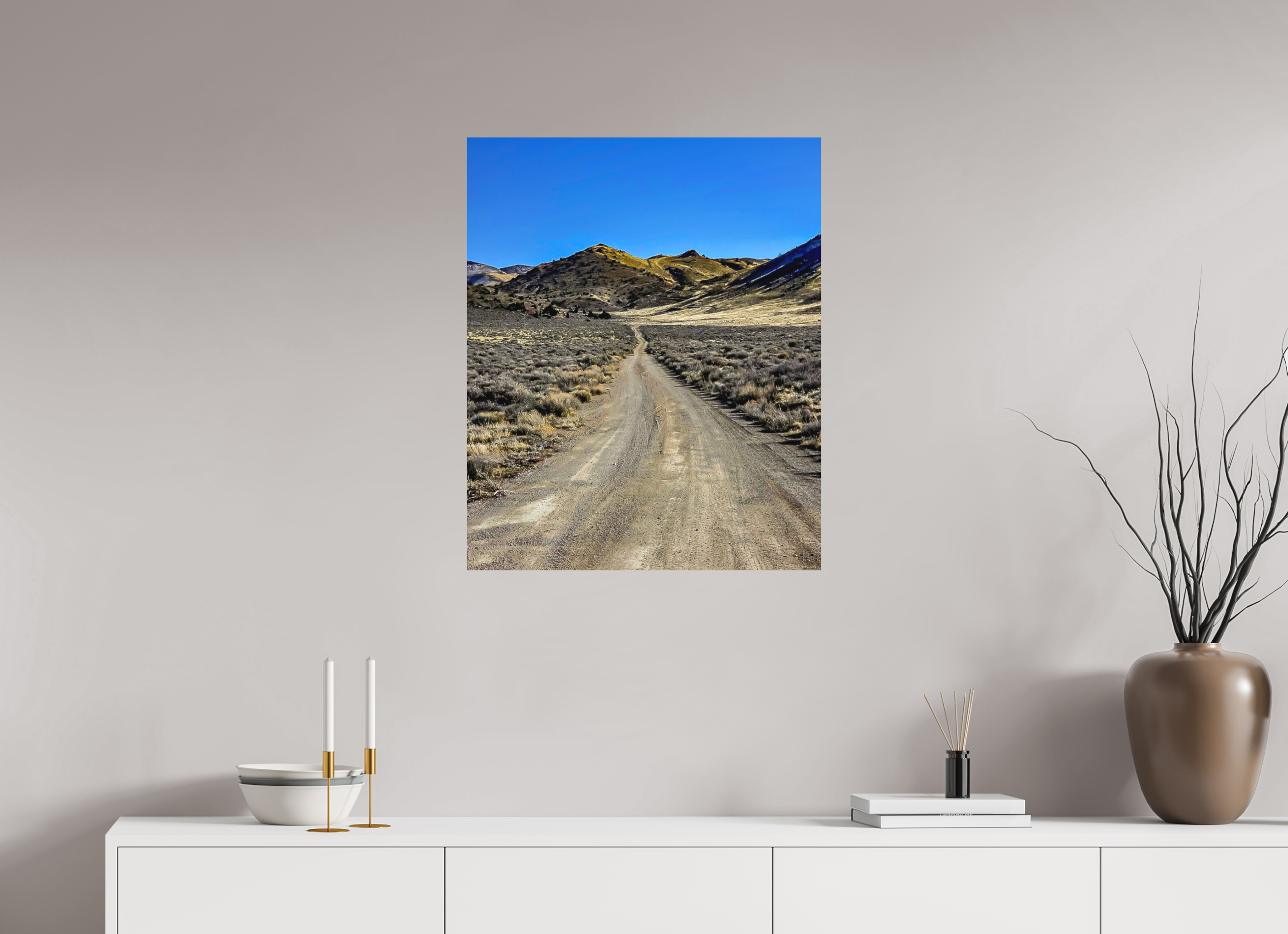 24 x 29.4″, Matte Fuji Crystal DP Photo Print Smooth Sky Road