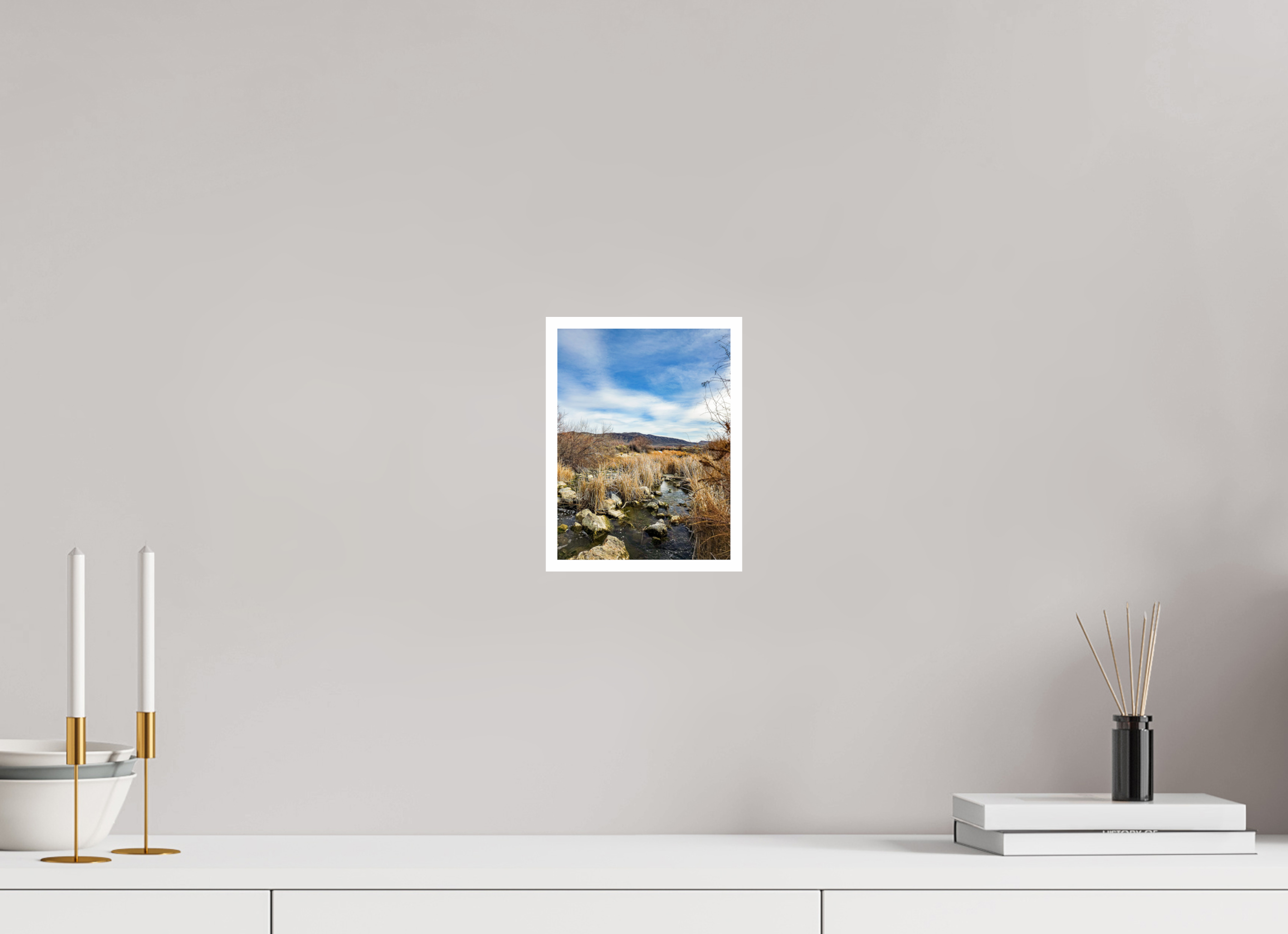 6 x 8″, 1A Photo Print Under Acrylic Glass Humboldt Rocky Creek