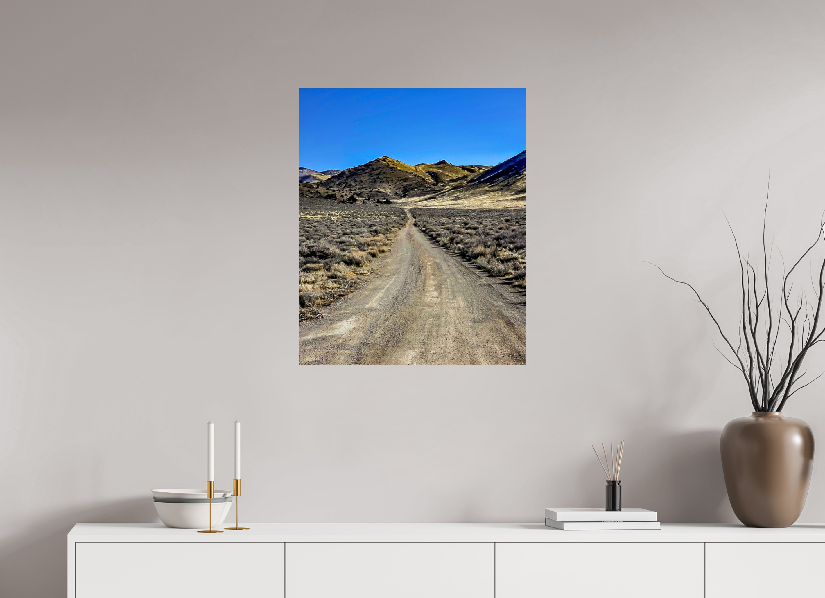 24 x 29.4″, Fuji Crystal DP Photo Print Smooth Sky Road