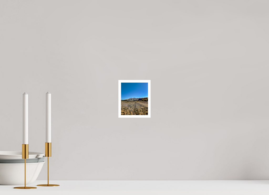 4 x 4.8″, 1A Photo Print On Fuji Crystal DP II Dirt Road Hills