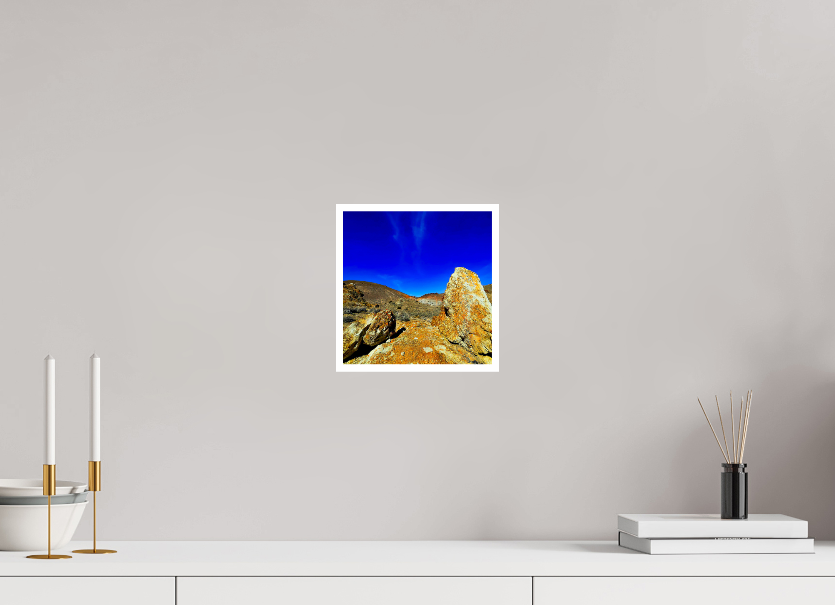 8 x 8.2″, 1A Photo Print On Fuji Crystal DP II Burnt Orange Rock