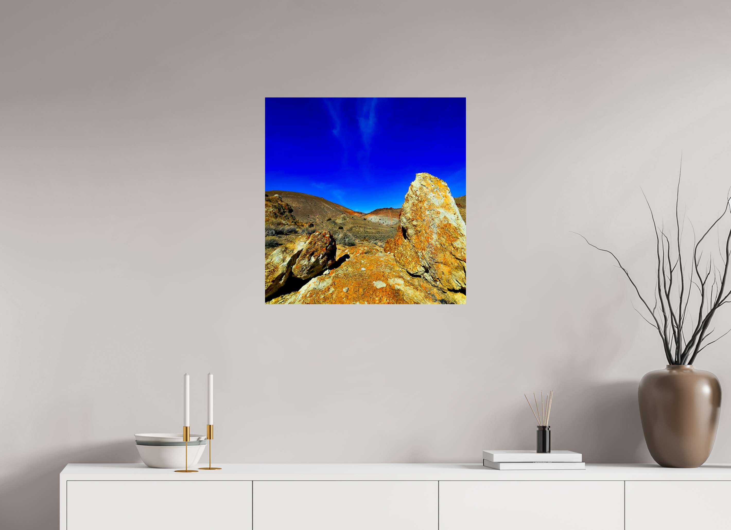 24 x 24.7″, Fuji Crystal DP Photo Print Burnt Orange Rock
