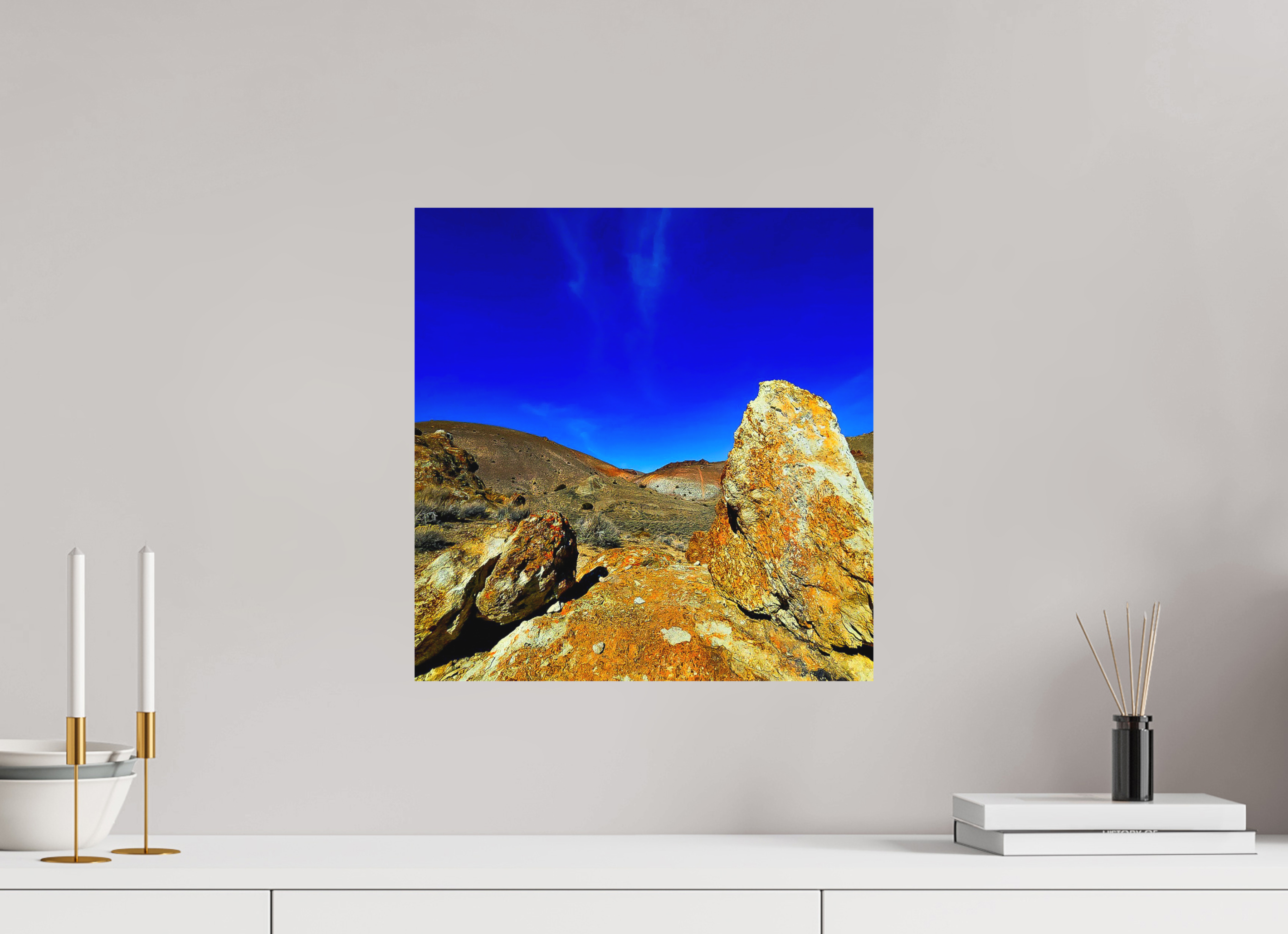16 x 16.5″, Matte Fuji Crystal DP Photo Print Burnt Orange Rock