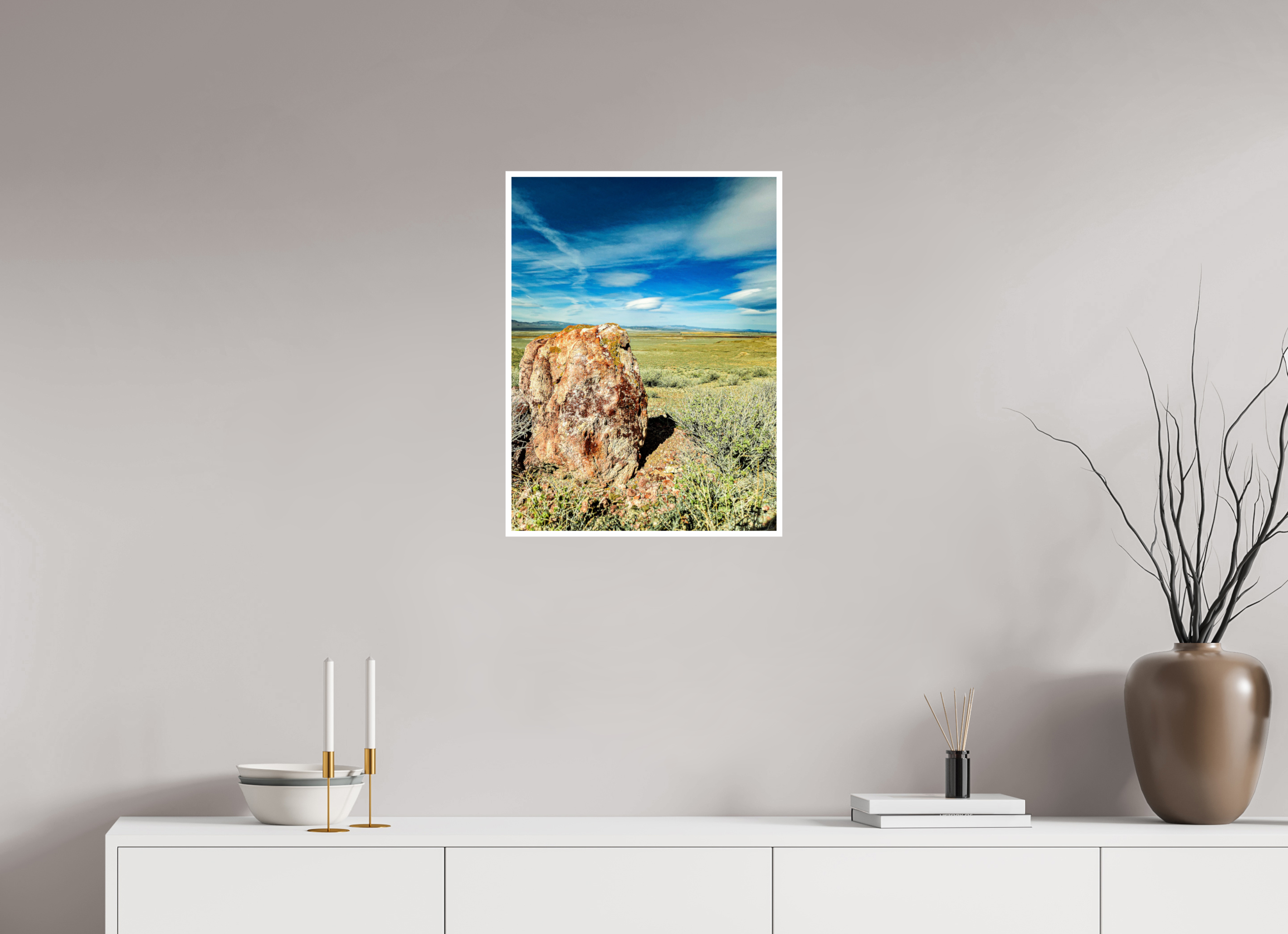 18 x 24″, 1A Photo Print On Fuji Crystal DP II Rocky Sage Clouds
