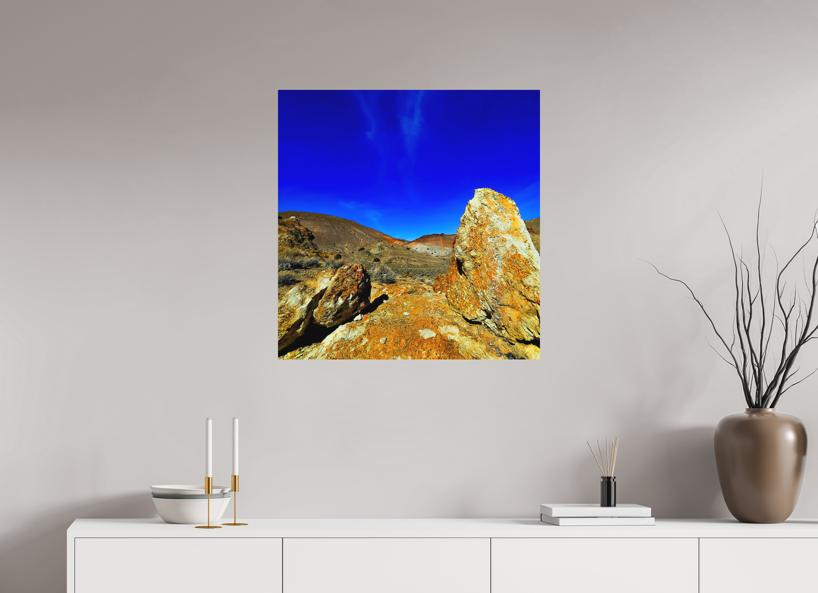 28 x 28.8″, Matte Fuji Crystal DP Photo Print Burnt Orange Rock