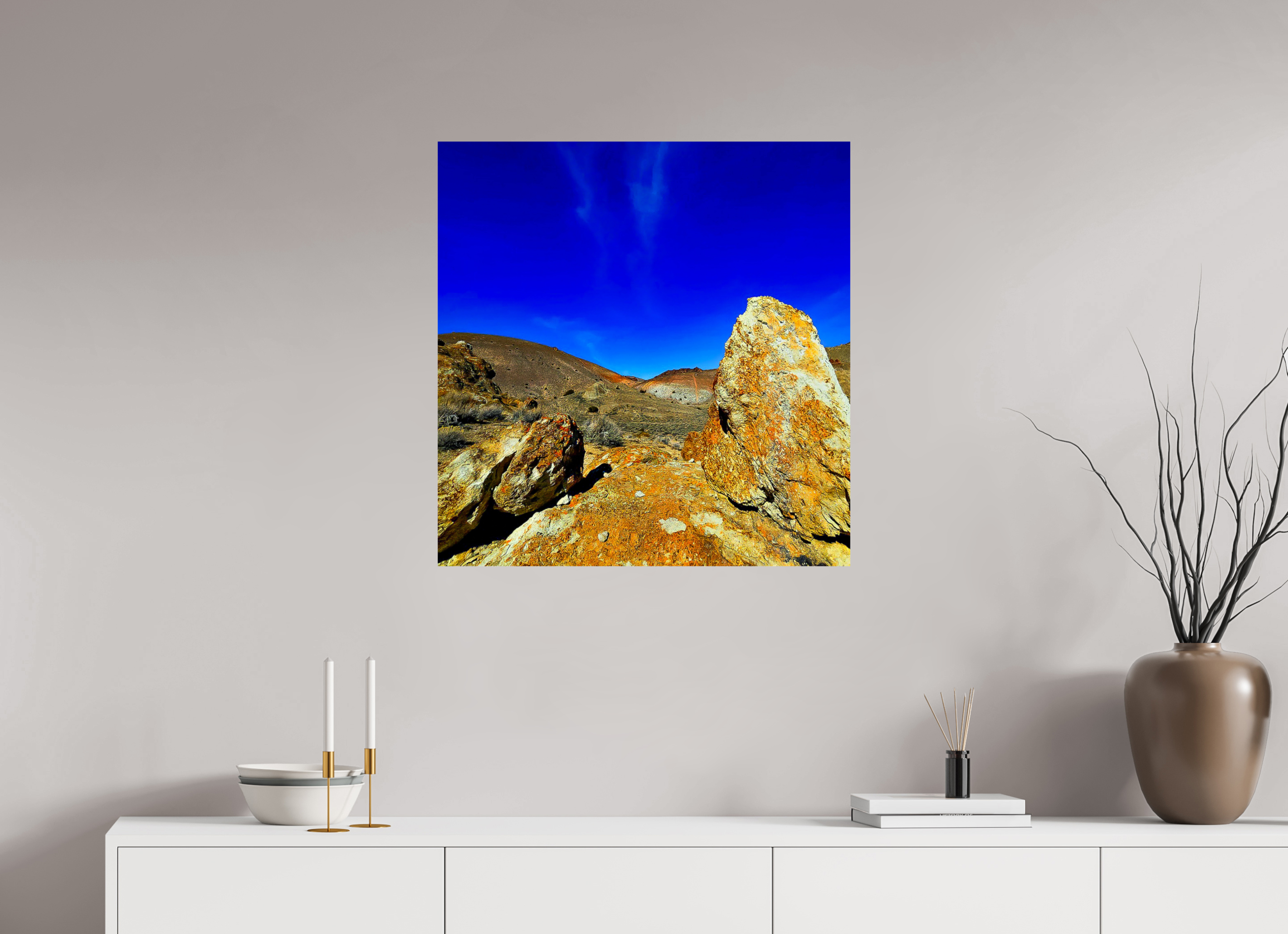28 x 28.8″, Fuji Crystal DP Photo Print Burnt Orange Rock