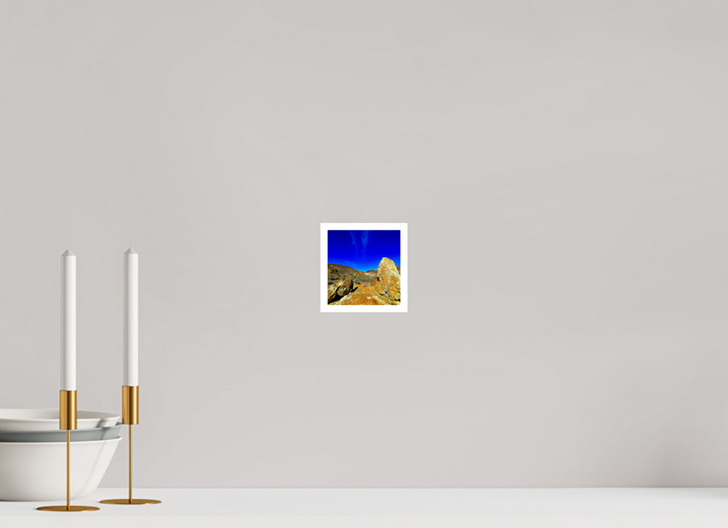 4 x 4.1″, 1A Photo Print On Fuji Crystal DP II Burnt Orange Rock