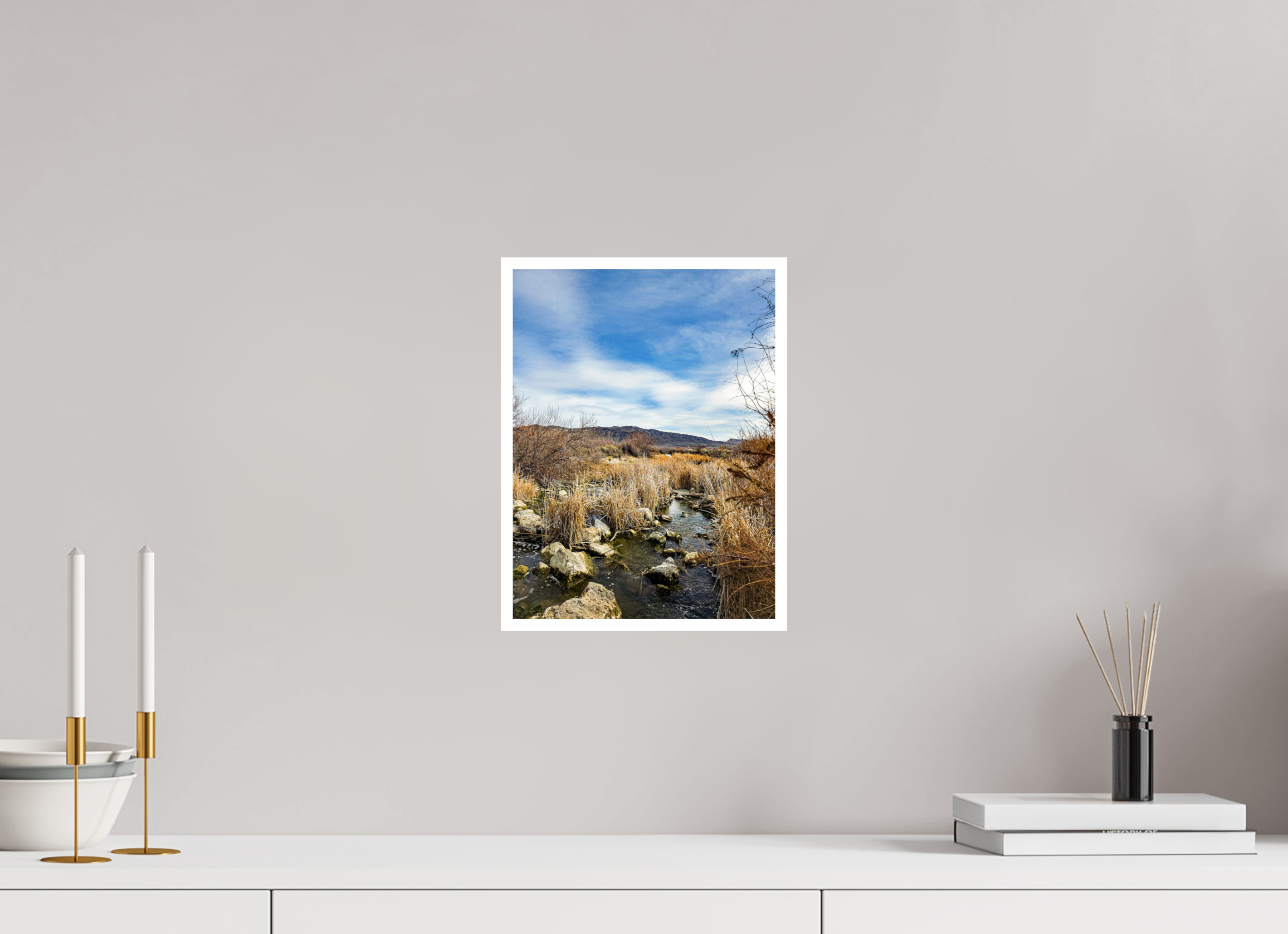 9 x 12″, 1A Photo Print Under Acrylic Glass Humboldt Rocky Creek
