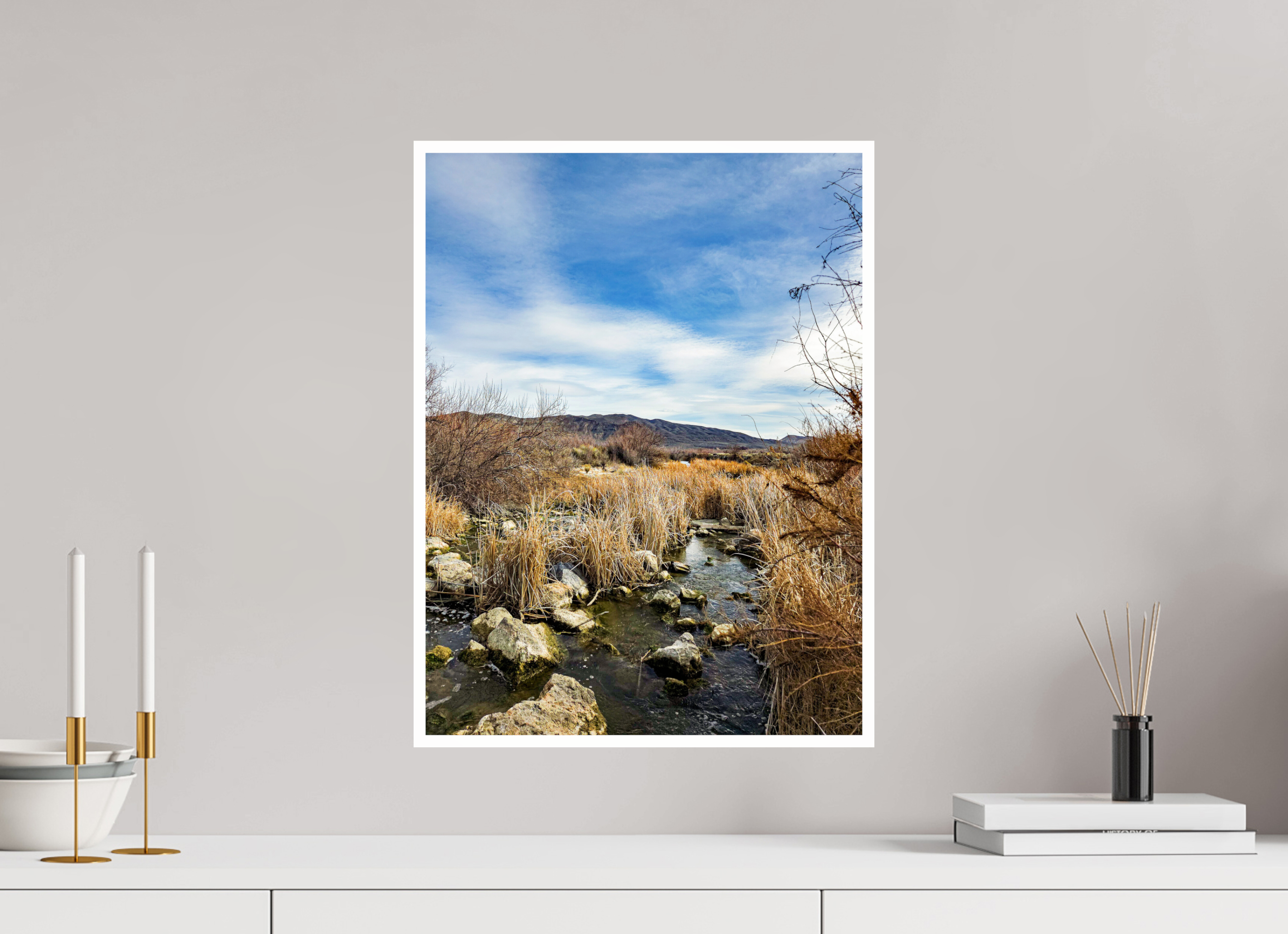 15 x 20″, 1A Photo Print Under Acrylic Glass Humboldt Rocky Creek